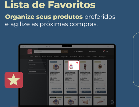 Lista de favoritos: salve produtos e facilite a sua compra
