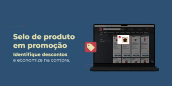 Selo de Produto em Promoção: Economize sempre