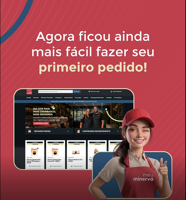 Primeira Compra no Meu Minerva